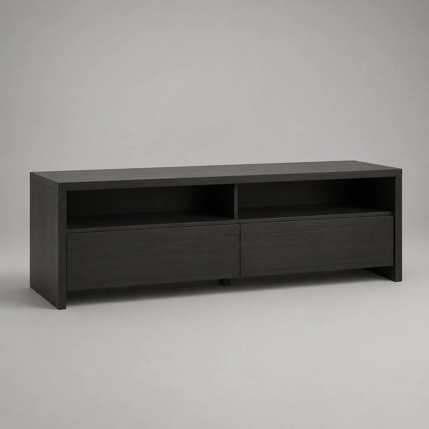 Fernsehtisch Holz MDF Dunkelgrau 140cm x 40cm x 45cm