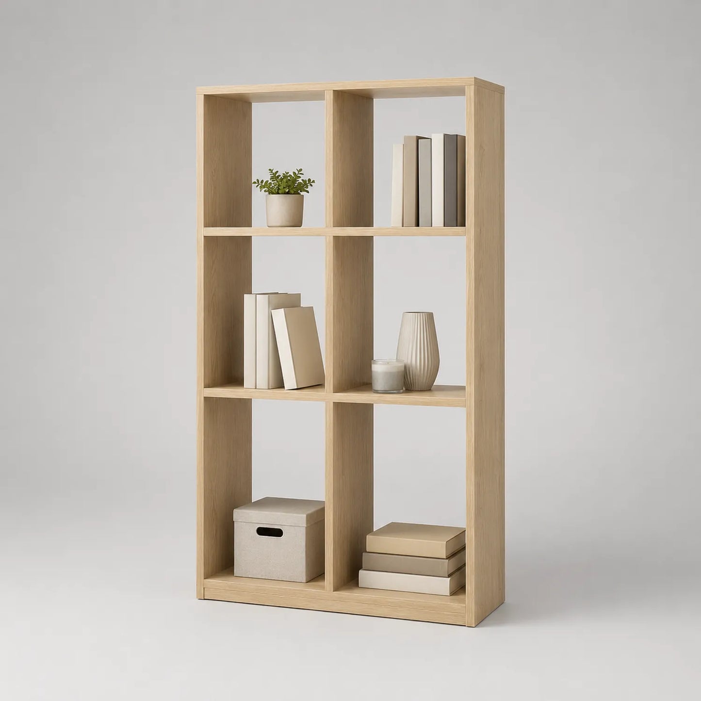 Holzregal Eiche L:80cm H:180cm T:30cm