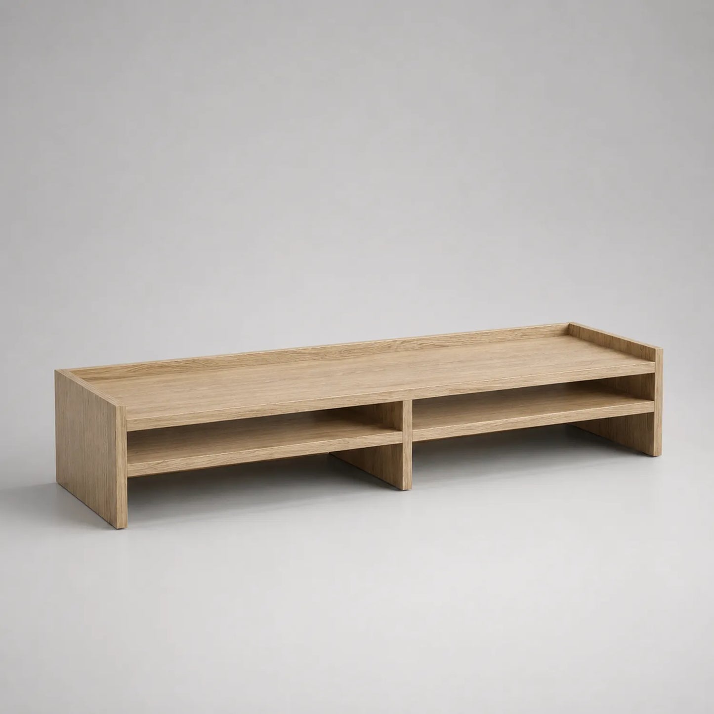 Monitorständer aus Eichenholz 100x25x15 cm