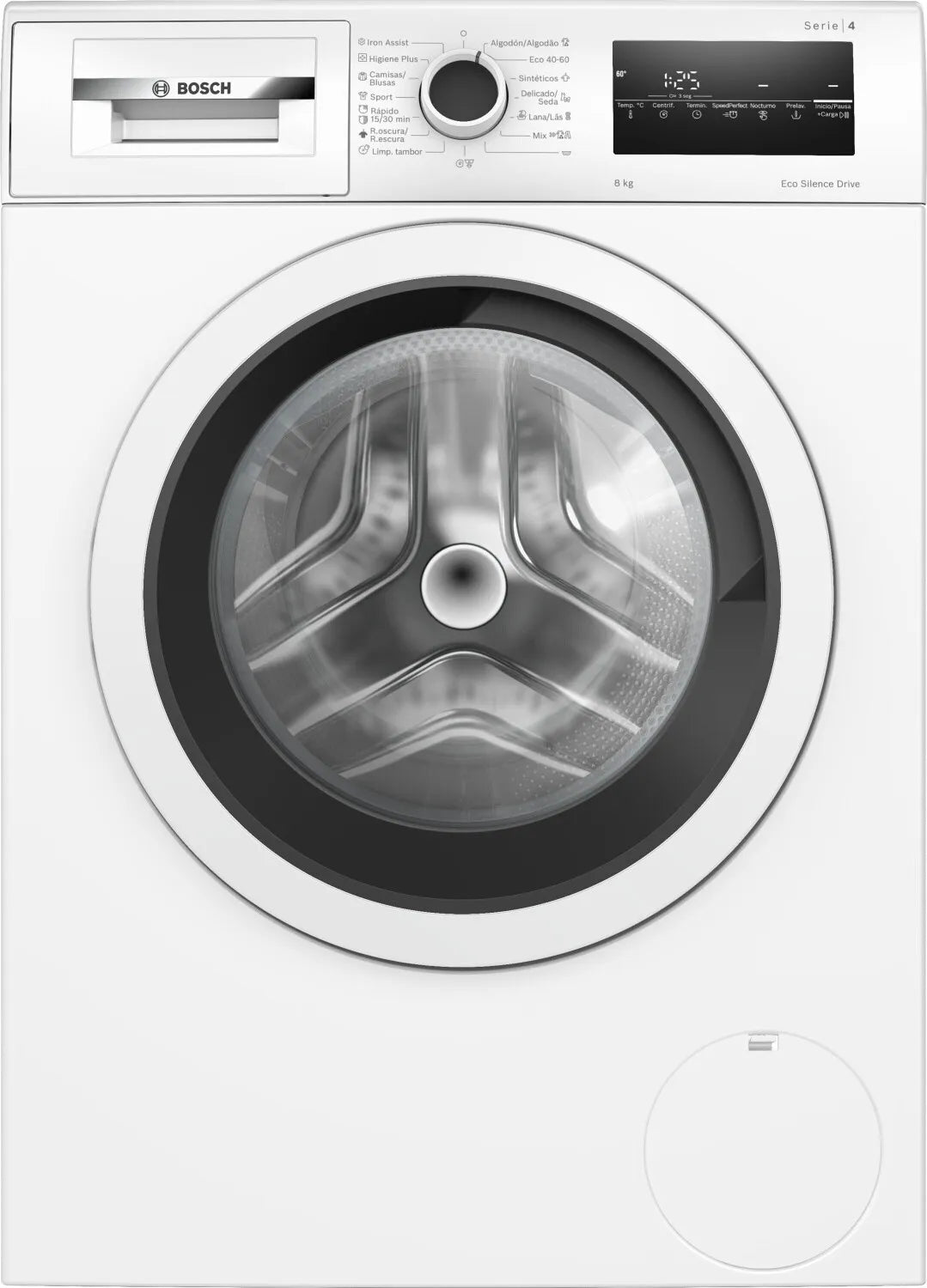Frontlader-Waschmaschine 8 kg Bosch WAN28200ES, 1.400 U/Min, weiss, freistehend, unterschiebbar ab 85 cm Nischenhöhe
