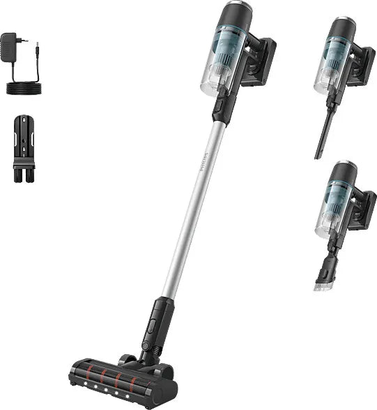 Saugwischer Philips XC3031/01, bis 60 min Laufzeit, 0,6 l Behälter, Abluftfilter