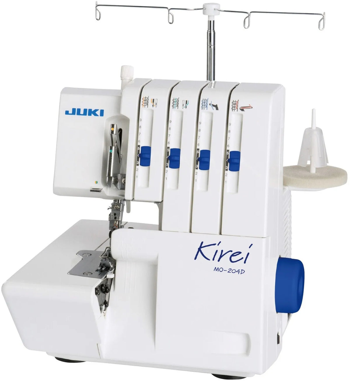 Nähmaschine Juki MO-204D, 4-Faden-Overlock, mit Differentialtransport, mit Nadeleinfädler