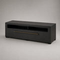 TV-Schrank Holz Schwarz MDF 140x40x45 cm
