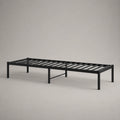 Metallbettgestell Stahl Schwarz 200x90 cm