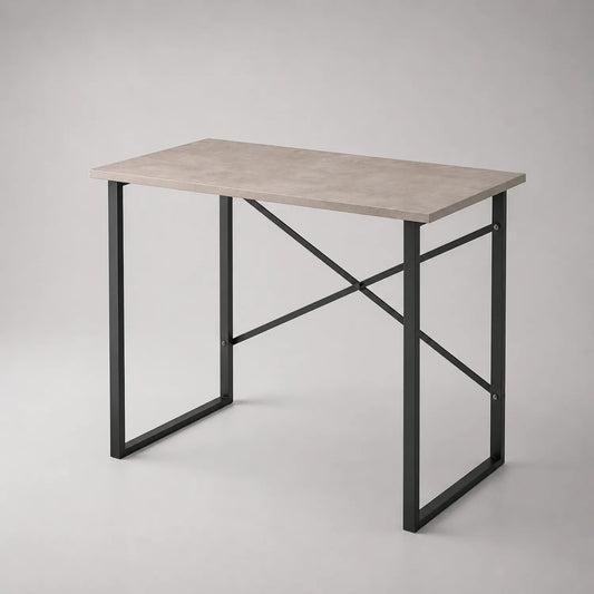 Schreibtisch Rechteckig Spanplatte Stahlrahmen 100cm x 50cm x 75cm