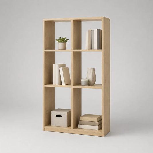 Holzregal Eiche L:80cm H:180cm T:30cm