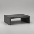 Rechteckiger Betontisch Dunkelgrau 120x70x35 cm