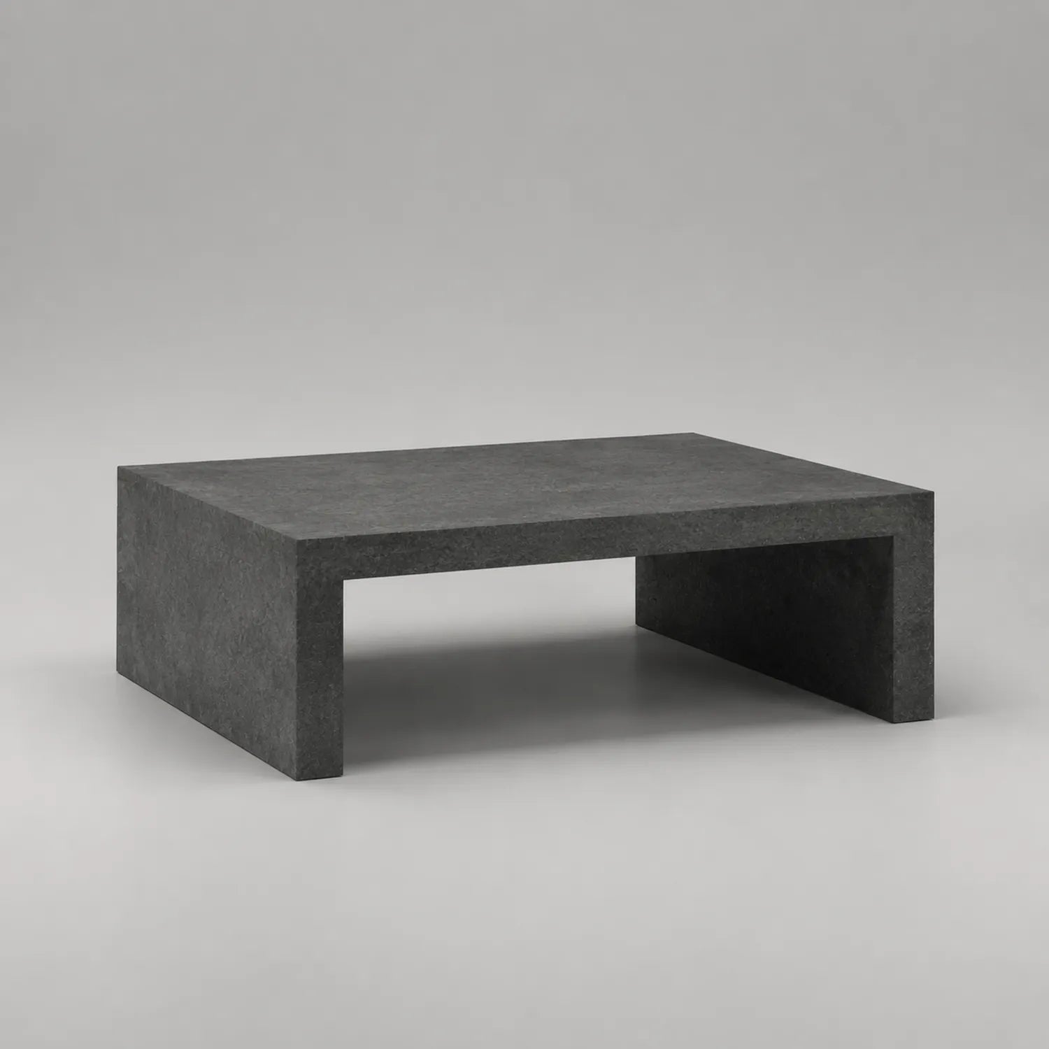 Rechteckiger Betontisch Dunkelgrau 120x70x35 cm