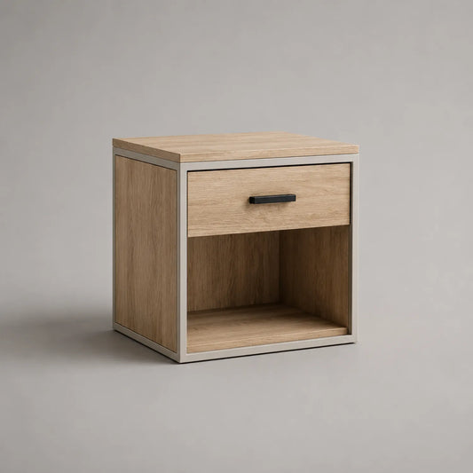 Holz Nachttisch mit Schublade 40x30x50cm