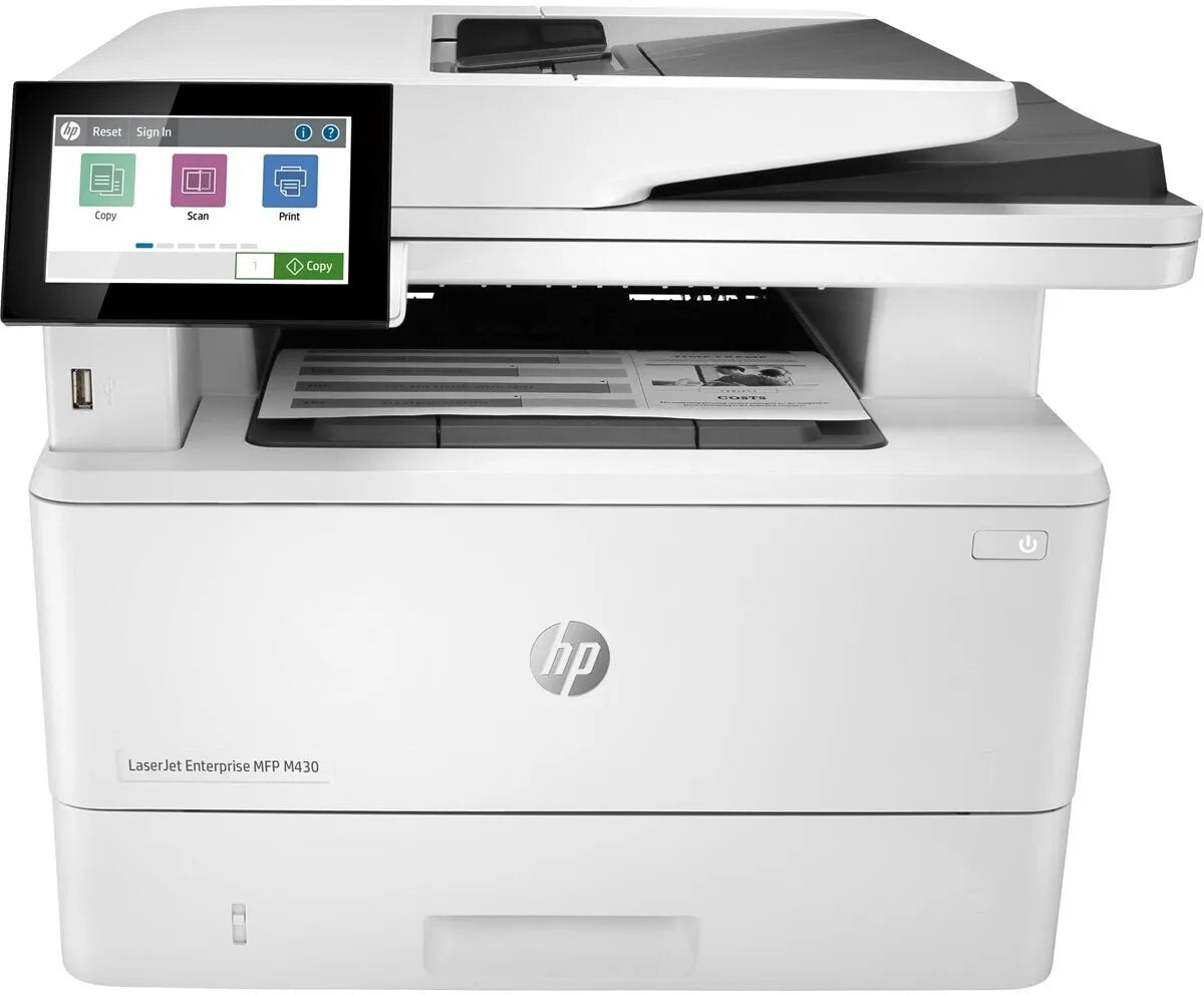 Multifunktionsdrucker HP LaserJet Enterprise MFP M430f (3PZ55A), bis A4, mit Toner, 420 mm breit