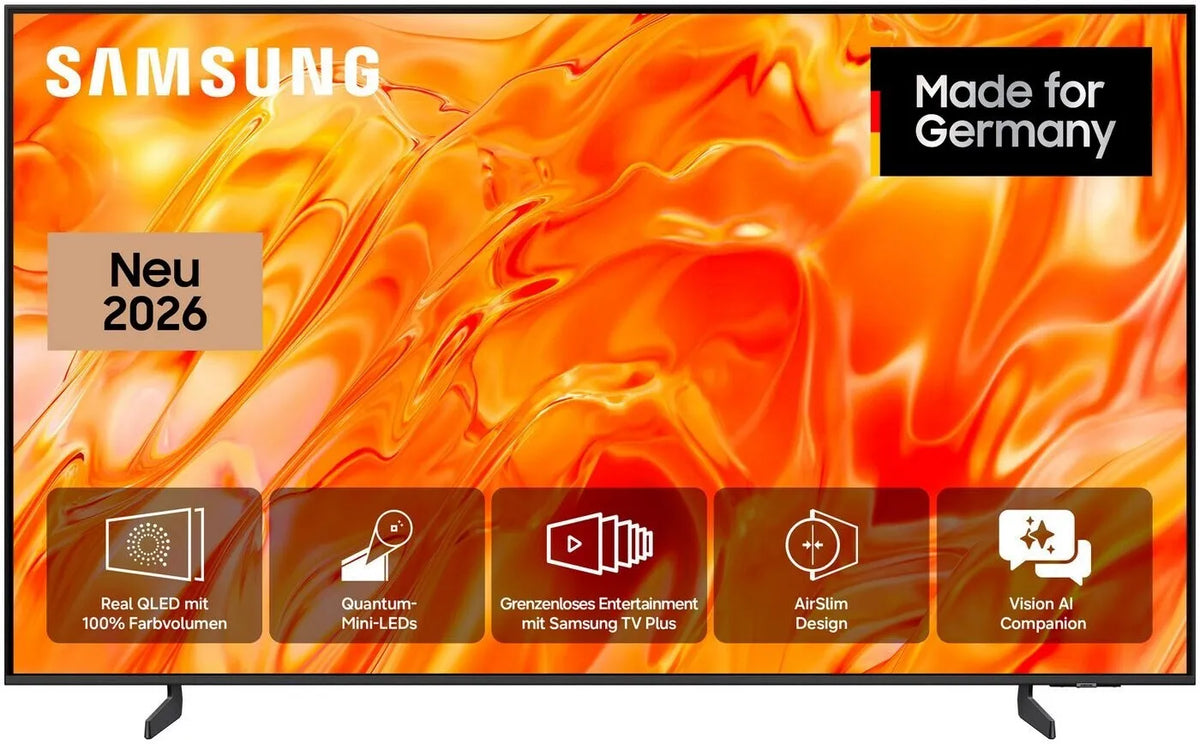 55 Zoll 4K-Fernseher Samsung GQ-QN70HAU, 3.840 x 2.160 Pixel, HDR, QLED, Mini-LED, mit Tizen OS