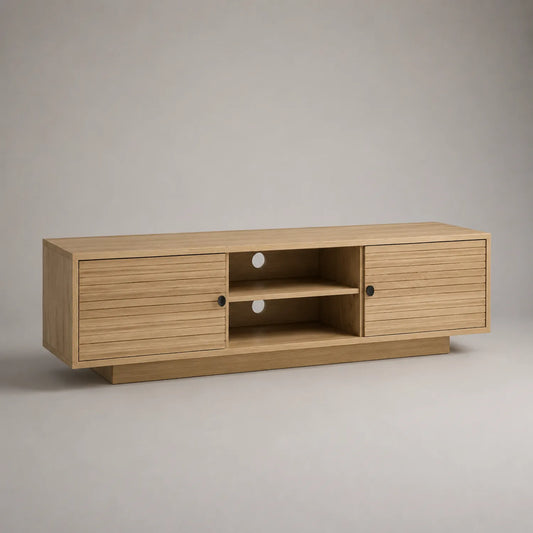 TV-Schrank aus Eichenholz 180x40x50 cm