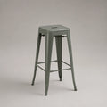 Metall Barhocker Stahl Grau 76cm