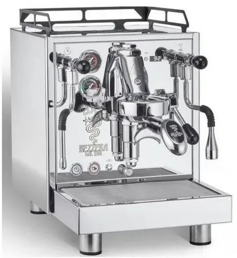 Siebträger-Espressomaschine Bezzera Luce S PID Fast Heating Inox, 3 l Wassertank, 30,5 cm breit