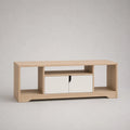 Holz TV-Schrank mit Türen 140x40x50 cm