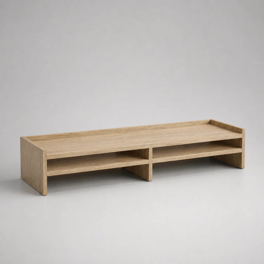 Monitorständer aus Eichenholz 100x25x15 cm