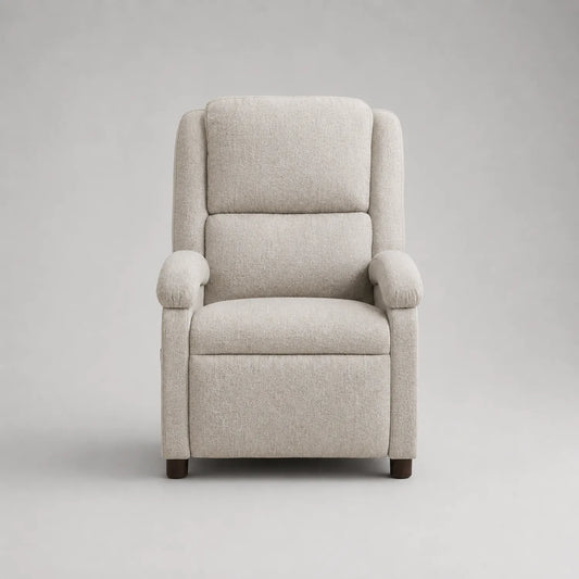Sessel aus Polyestergewebe Beige 90x80x100cm