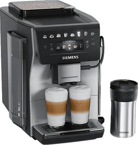 Kaffeevollautomat Siemens EQ600 iAroma – Tassenbeleuchtung, Mahlwerk, Milchsystem, 1,8 l Wassertank