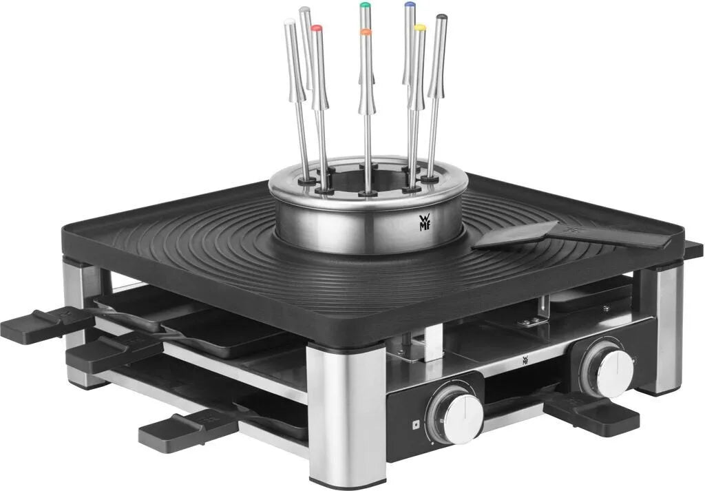 Raclette-Grill WMF Lumero 3in1 Raclette, 1.960 W, schwarz