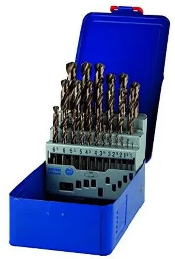Irwin HSS-Cobalt-Bohrer-Set, 25-tlg., 1-13mm, Goldfinish (10503730), aus High Speed Steel (HSS)