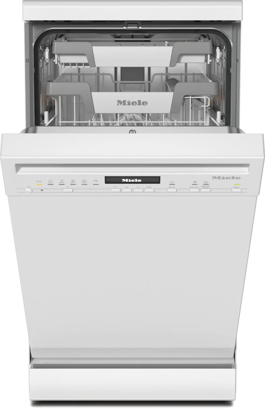 Teilintegrierbarer Geschirrspüler Miele G 5740 SC SL Brillantweiss, 9 Massgedecke, 44 dB(A), 45 cm breit