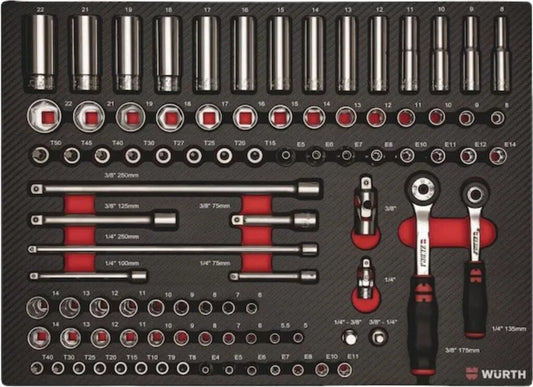 Steckschlüsselsatz Würth System-Sortiment 8.4.1 (0965905903)