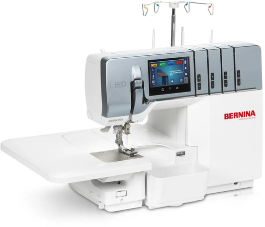 Nähmaschine Bernina L 860, One-Step BERNINA Lufteinfädler, Freihandsystem (FHS)